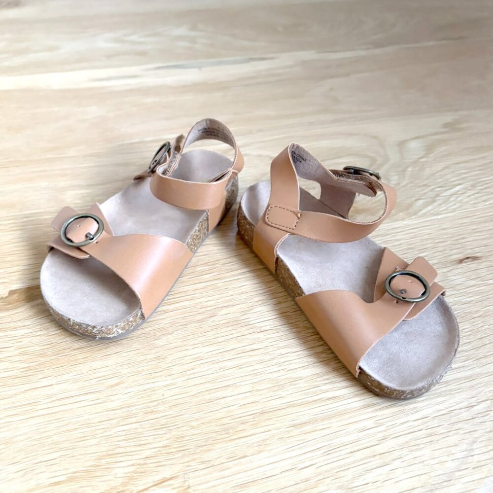 Old Navy Faux-Leather Faux-Buckled Strap Sandals